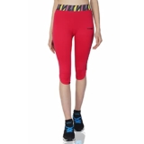 Vector X Polyester Classic Regular Fit Capri for Women (Pink)