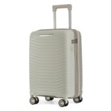 Provogue Coral Hard-Sided PP 55 Cm Suitcase/Cabin Trolley Bag Small| Expandable Space with 8 Wheels Trolley Bags for Travel |Combination Lock|5 Year Warranty (Grey Cloud/Timberwolf Grey)