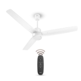 Havells EPIC BLDC Ceiling Fan 1200mm, 380 RPM, Savings upto 65%, Reverse Rotation, 4 Modes (Boost, Sleep, Breeze, Mop), Low Wattage 30W, Low Noise, Air Flow:225 CMM, 3 Year Warranty, Elegant White
