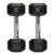 Amazon basics Rubber Encased Hex Dumbbell Weight Set Of 2, 10 Kg,Black