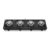 Thermador 4 Burner STL Plain Gas Stove Toughened Glass Cooktop Manual Ignition Die Cast Aluminium Alloy Tornado Burners Black
