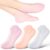 Silicone Gel Spa Socks for Women & Men – Moisturizing Heel Socks for Dry, Cracked Feet with Natural Oils & Vitamin E – Reusable Foot Care Socks for Heel Repair & Hydration – 1 Pair, Multicolor (Socks)