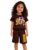 Ninos Dreams Girls Cotton Half Sleeves Chhota Bheem Printed Tshirt & Shorts Set/Summer Clothing Set/Night Suit