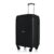 HRX Icon Cabin Size Haileys Black Polypropylene Hard Shell Suitcase – Premium Travel Trolley Bag with 4 Spinner Wheels, Number Lock & Water Resistant Body