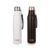 ATTRO Slim Stainless Steel Single Wall 1000ml Water Bottle, Light Weighted Leak -Proof Use for Office, School, Outdoor & Gym, Set of 2 – Black & White