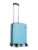 TEAKWOOD LEATHERS Unisex 8 Wheels Trolley Bag, Hard Cabin with Zipper Closure, Adjustable Push Button & Cross Side Strap, Lock System 360 Degree (55 CM, Sky Blue)