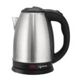 Lifelong ISI Certified Electric Kettle 1.5L with Stainless Steel Body,1500 W Easy and Fast Boiling of Water for Instant Noodles, Soup, Tea etc. (1 Year Manufacturer’s Warranty, Silver, LLEK23)