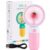 EITHEO Portable Rechargeable Mini Fan | USB Handheld Small Fan with 3 Speed Modes | Silent Personal Pocket Cooling Fan for Travel, Office Desk, Makeup, Kitchen, and Kids Toy Fan (Multicolor)