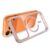 SNAPWAVE iPhone 17 Pro Transparent Case | Shockproof Bumper & Camera Protection | Magsafe Compatible | Sleek Hard Crystal Back Cover for iPhone 17 Pro – Pink