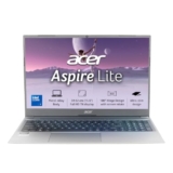 Acer Aspire Lite, Intel Core 3-100U Processor, 8GB DDR4 RAM/512GB SSD, 39.62cm/15.6″ FHD IPS Display, Win 11 Home, Steel Gray, 1.59 Kg,AL15-53, Thin & Light Laptop