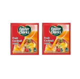 Foster Clark Fruit Cocktail Flavored Powder Drink 20g Packet – Makes 1.5L (2 x 20g) | Imported Drink Mixes | Rich Beverage Mix for Instant Refreshment