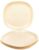 Signoraware BPA Free Plastic Square Full Plate | Microwave Safe | Crack Resistant | Ideal for Family Gatherings & Outdoor Activities | Best for Lunch, Breakfast & Dinner use (Set of 6 | OffWhite)
