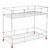 GLUN® Heavy-Duty 2-Tier Automotive Storage Rack, Metal Garage Organiser Shelf for Car Tools, Spare Parts, Cleaning Supplies & Workshop Utility Stand, Rust-Resistant Multi-Purpose Storage Accessories