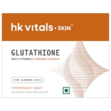 hk vitals Glutathione, Orange, 1 Effervescent Tablet (Sample Pack) | L-Glutathione with Vitamin C & E | For Skin Glow & Hydration