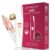 Facial Hair Removal Machine|Eyebrow Trimmer & Epilator|Trimmer For Women Private Part|2 In 1 Trimmer 400 mAh Battery 1 Year Warranty|Painless Hair Removal Machine|Nose Hairs Remover,White (2 in 1)