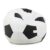 SATTVA XXXL Football Bean Bag Filled with Beans | Faux Leather Bean Bag for Adults & Kids | Pre-Filled Comfortable Seating for Living Room, Bedroom, Home & Office – White & Black