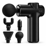 Cult Flex Portable Deep Tissue Massage Gun for Full-Body Muscle Relief, Ultra-Lightweight Handheld Design, 6 Speed Levels, Up to 3-Hour Battery Life, 4 Interchangeable Heads, Deep Tissue Massager for Arms, Shoulders, Legs & Everyday Recovery