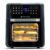 SOLARA 12L Air Fryer Oven for Home Kitchen, 1800W OTG Air Fryer Oven 12 Litre with 12 Presets, 9 Accessories, Grill, Roast, Bake, Reheat, AirFryer OTG, XX-Large, Recipe E-book, 1 Year Warranty, Black
