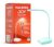 Halonix Joy Rechargeable Desk Lamp with C-Type Charging | LED Study Table Lamp with Step Dimming | Li-ion Battery | Portable Eye-Care Light for Study, Work & Home Use