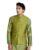 Amazon Brand – Symbol Men’s Nehru Jacket with Band Collar & Button Closure Mehndi M