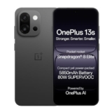 OnePlus 13s | Snapdragon® 8 Elite | Smarter with OnePlus AI | Lifetime Display Warranty | 12GB+256GB | Black Velvet