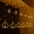 Desidiya® Deep Diya Curtain Lights Diwali Curtain Lights Warm White Indoor & Outdoor Lights for Home, 3 Meter Plug-in Lights with 108 LEDs, 6+6 Diya, Party, and Festive Decor- Corded Electric