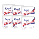 Royal Cutie 1-Ply Tissue Paper Napkins for Dining Table |Pack of 6 (90 Pulls Per Pack, 540 Sheets) | Extra Soft Paper Tissue, Perfect for Events, Parties, & Everyday Use