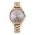 Titan Neo Quartz Analog Grey Dial Rose Gold Metal Strap Watch for Women