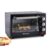 Wonderchef Oven Toaster Griller (OTG) – 19 litres, Black – with Auto-Shut Off, Heat-Resistant Tempered Glass, Multi-Stage Heat Selection | Bake, Grill, Roast | Easy clean