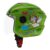 Steelbird SBA-6 Unicorn ISI Certified Open Face Graphic Helmet for Women and Kids (X-Small 540 MM, Matt Green with Clear Visor)