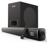 GOBOULT X120 2.1 Channel Bluetooth Soundbar with BoomX Subwoofer, 120-Watt Output Surround Sound, EQ Modes, Remote Accessibility, USB/HDMI/AUX & Optical Fiber Connectivity Sound bar (Black)