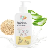 TinyHugs Head to Toe Baby Wash | Gentle with Natural Aloe & Oat Extracts, No-Tears Formula, Mild for Sensitive Skin | 200ml