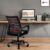IAFA FURNITURE Diego Office Chair with Height Adjustable Mechanism, Ergonomic Mid-Back Mesh Design,Heavy Duty Metal Base,Adjustable Support, Multi-Adjustment Revolving Chair (Red) (DIY)