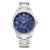 Fastrack Vyb Drift with Quartz Analog Blue Dial Silver Stainless Steel Strap Watch for Men – FV30059SM01W