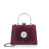 Lavie Women’s Ray Trapezoid Framed Clutch | Ladies Purse Handbag