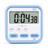 ONISWELL Digital Kitchen Timer & Stopwatch | Large LCD Display, 24-Hour Countdown Timer with Loud Alarm & Flashing Light | Magnetic Back & Retractable Stand | Study, Cooking, Baking, Office & Gym