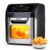 AGARO Regency Air Fryer For Home, 12L, Family Rotisserie Oven, 1800W, 9 Preset Menu, Electric Air Fryer Toaster Oven, Digital Display, Bake, Roast, Toast, Defrost, Silver.