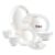 Treo by Milton Opalware Aurelia Silvia Dinner Set of 27 | Serving for 6 | Microwave & Dishwasher Safe | Bone-Ash Free | Tempered Toughness | Plates & Bowls | Crockery Set for Dining & Gifting | White