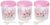 Aristo Store Queen 222 Plastic Storage Container- 500 ml (3 PCS SET)