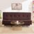 Da URBAN® 3 Seater Sofa for Living Room, Couch Sofa for Living Room (Velvet & Leatherette Brown)