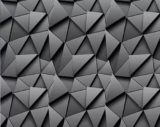 JAAMSO ROYALS Grey Brick Stone Vinyl Waterproof Wallpaper (200CM X 45 CM)