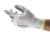 HYFLEX 11-800 Professional Work Gloves, Abrasion Resistant Nitrile Coating With Firm Grip, Multipurpose Protection Gloves, Mechanical And Industrial Safety, White, Size L (12 Pairs)