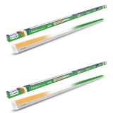 EcoLink 20W Tricolour LED Batten Light | Sleek Slim LED Tube Light | Energy Efficient with Surge Protection | Ideal for Home, Office & Decorative Lighting | 3-in-1 Colour Changing, Pack of 2