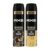 Axe Dark Temptation Men’s Deodorant + Axe Gold Temptation Long Lasting Deodorant Bodyspray For Men, With An Irresistible Scent 215ml, Pack of 2