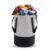 GLUN® 45L Foldable Laundry Bag, Large Round Cloth Storage Basket with Handles, Non Woven Wave Print, Freestanding Clothes Organiser for Bathroom & Home (36x36x45cm, Black & White, Pack of 1)