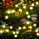 BELIONERA Solar Light for Outdoor Garden and Home, Waterproof Firefly Light Decor for Solar Balcony, Plant, Pot, Decoration Light (1, Standard)