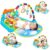 TinyPlay Baby Play Gym with Kick and Play Piano, Hanging Rattles & Mirror | BIS Certified Musical Activity Play Mat for Newborn Babies 0-12 Months, Tummy Time Toy (Multicolor)