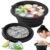 Eitheo Silicone Face Bowl for Ice with Built-In Ice Tray | Collapsible Ice Facial Bowl for Face Ice Bath | Portable Foldable BPA-Free Facial Ice Plunge Tub for Home Skincare | Ice Water Facial Bowl for Men & Women (Black)