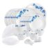 Silver’s Aluminium Defender Badminton Kit (2 Racquets with Full Cover, 1 Box Feather Shuttlecock Pack of 3)(Green/White)