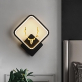 LED Deer Wall Light 3 Color Modern Wall Sconce Gold Black – Pack of 1